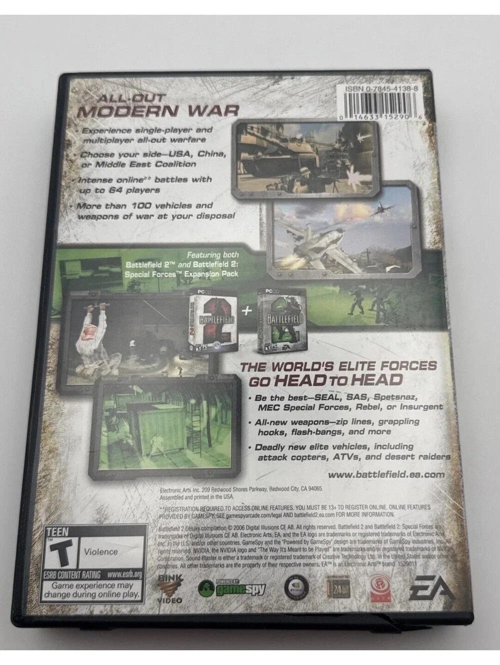 Battlefield 2 Deluxe Edition - PC- 5 Disks